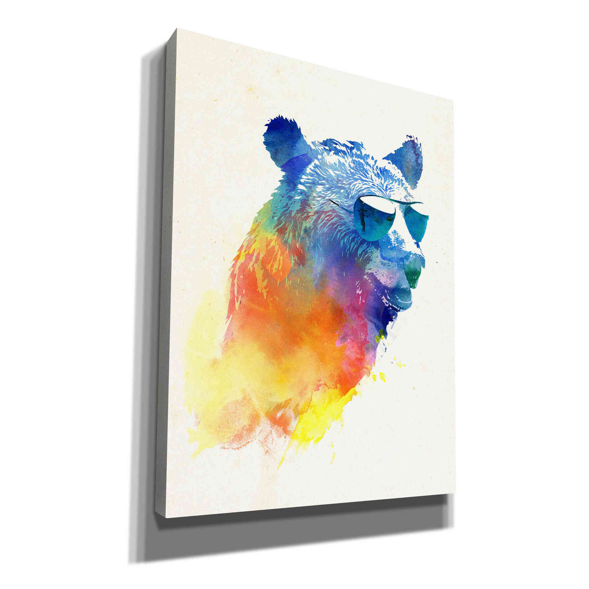 'Sunny Bear' by Robert Farkas, Canvas Wall Art