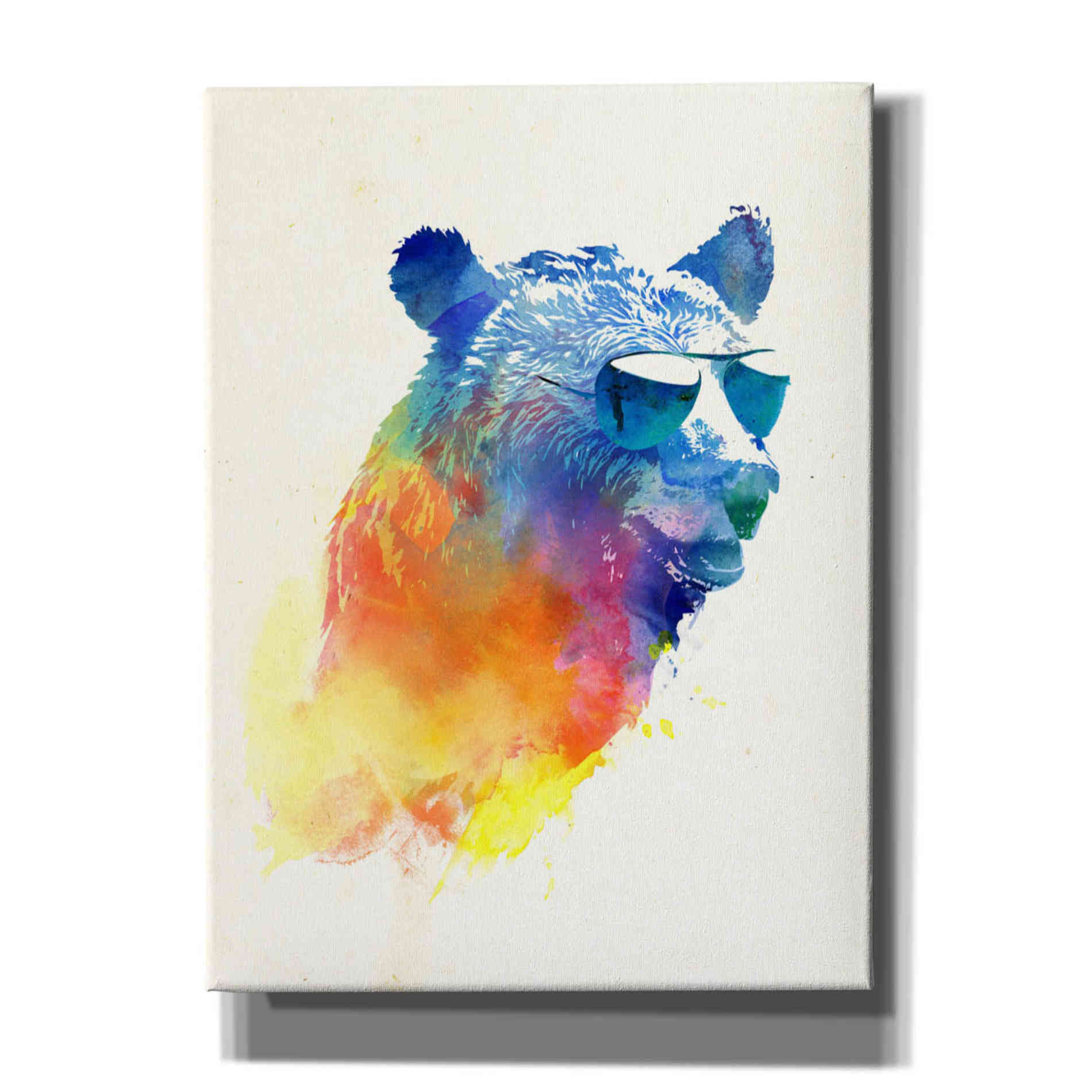 'Sunny Bear' by Robert Farkas, Canvas Wall Art