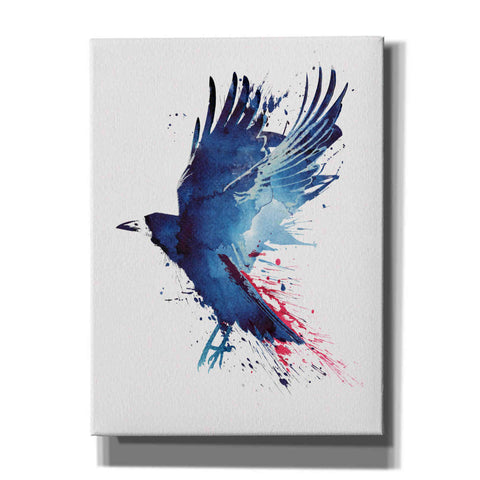 Image of 'Bloody Crow' by Robert Farkas, Canvas Wall Art