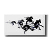 'Black Horses' by Robert Farkas, Canvas Wall Art
