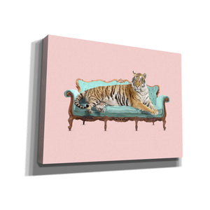 'Lazy Tiger' by Robert Farkas, Canvas Wall Art