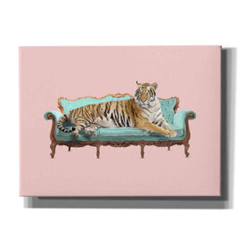 'Lazy Tiger' by Robert Farkas, Canvas Wall Art