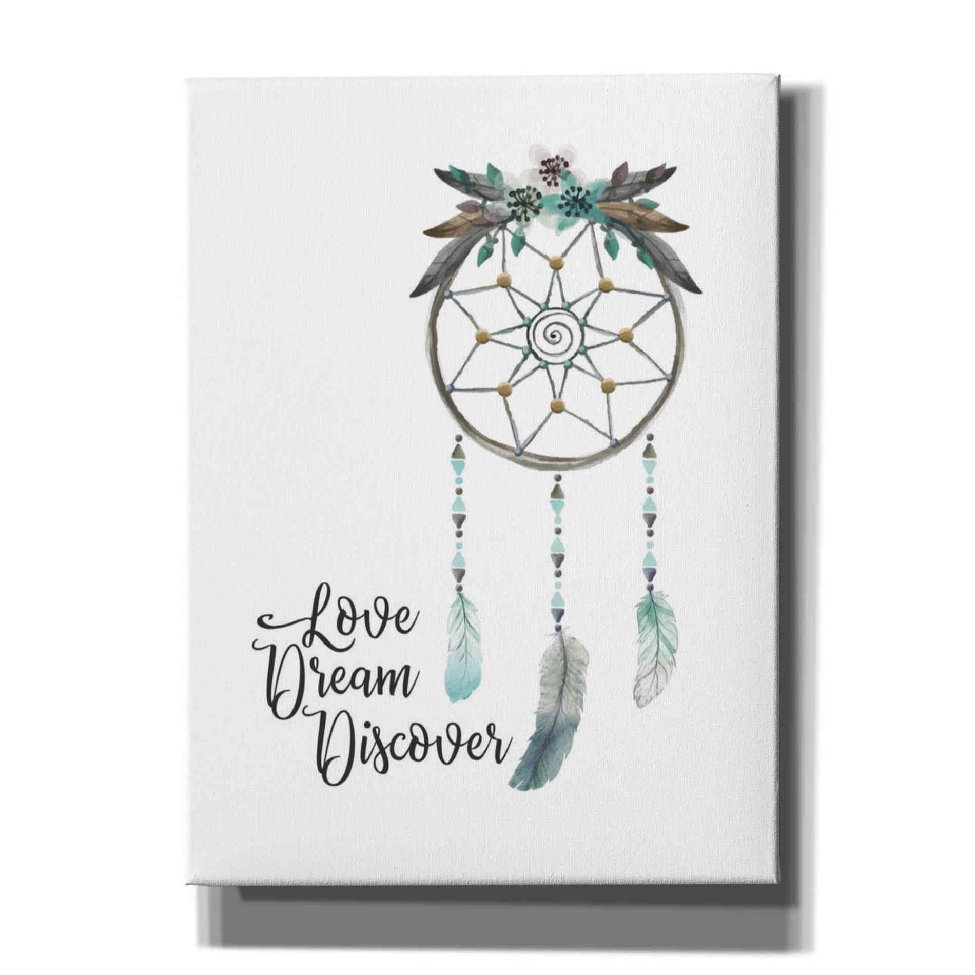 'Watercolor Dreamcatcher' by Seven Trees Design, Canvas Wall Art