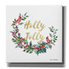 'Holly Jolly Cardinal Wreath' by Seven Trees Design, Canvas Wall Art
