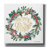 'Merry Christmas Holly Wreath' by Seven Trees Design, Canvas Wall Art
