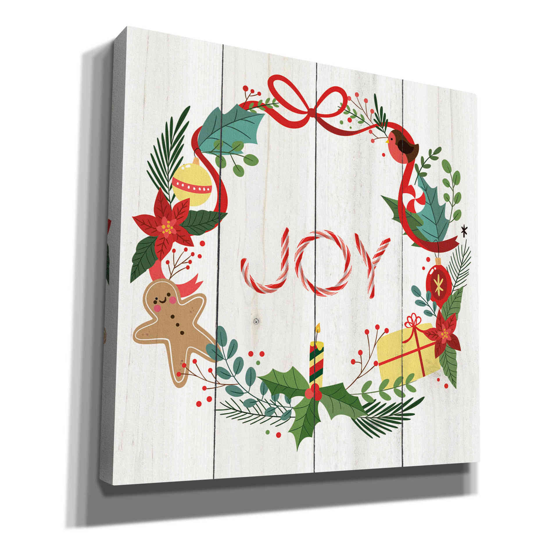'Peppermint Joy' by Seven Trees Design, Canvas Wall Art