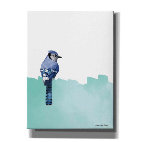 Image of 'Bird on Blue' by Seven Trees Design, Canvas Wall Art