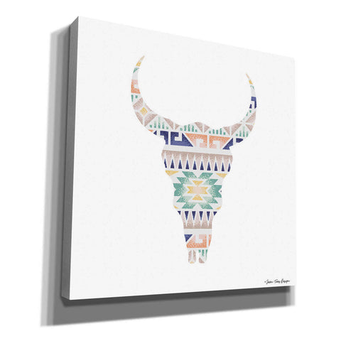 Image of 'Aztec Cow Head' by Seven Trees Design, Canvas Wall Art