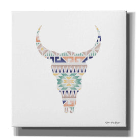 'Aztec Cow Head' by Seven Trees Design, Canvas Wall Art