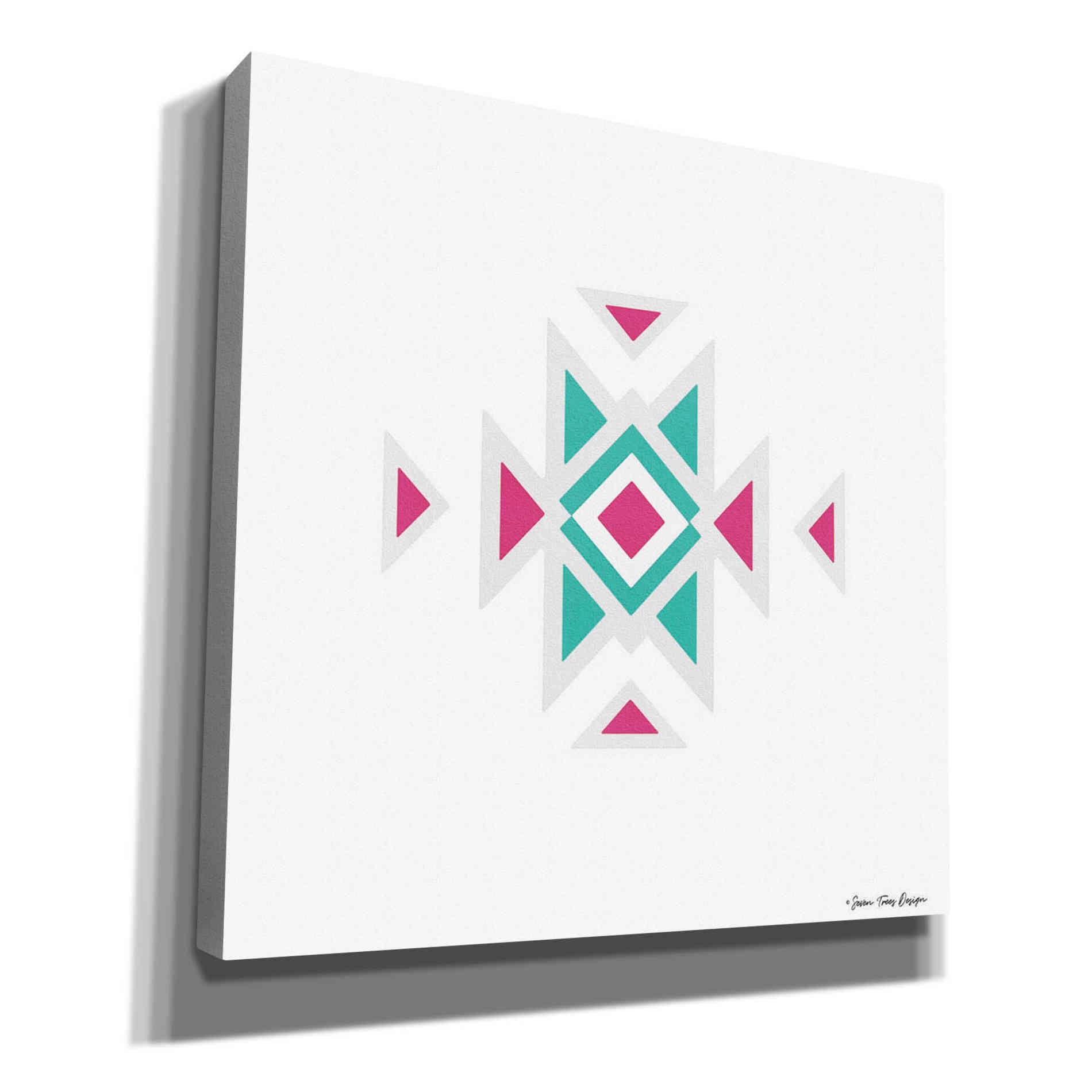 'Watercolor Aztec Art I' by Seven Trees Design, Canvas Wall Art