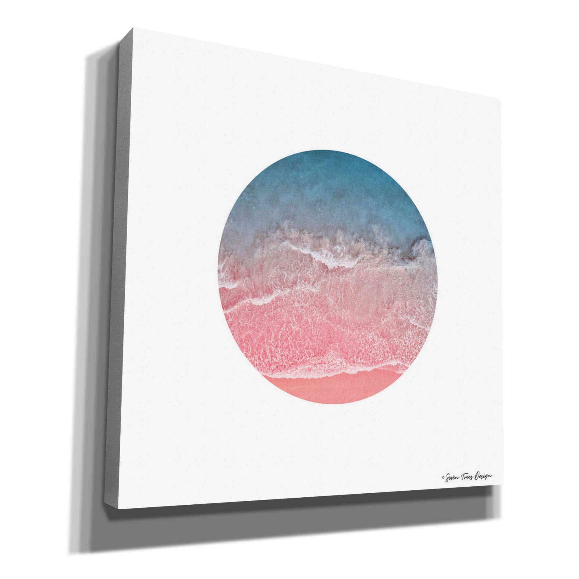 'Ocean Circle' by Seven Trees Design, Canvas Wall Art