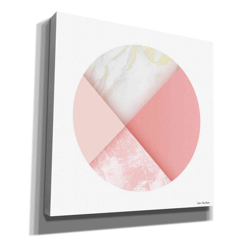 Image of 'Pink Marble Circle I' by Seven Trees Design, Canvas Wall Art