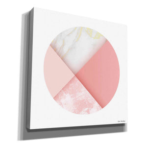 'Pink Marble Circle I' by Seven Trees Design, Canvas Wall Art