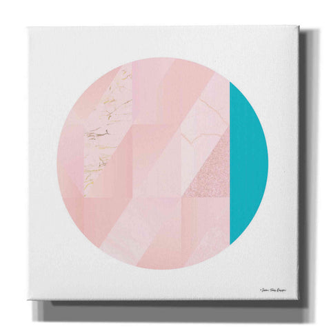 Image of 'Pink Marble Circle II' by Seven Trees Design, Canvas Wall Art