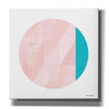 'Pink Marble Circle II' by Seven Trees Design, Canvas Wall Art