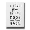 'To the Moon' by Seven Trees Design, Canvas Wall Art