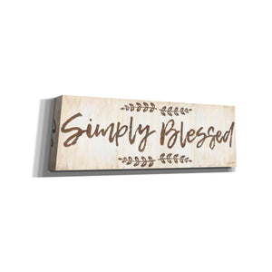 'Simply Blessed' by Annie LaPoint, Canvas Wall Art