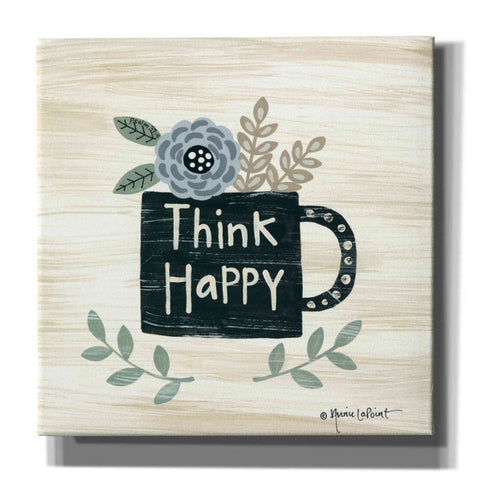 Image of 'Think Happy' by Annie LaPoint, Canvas Wall Art