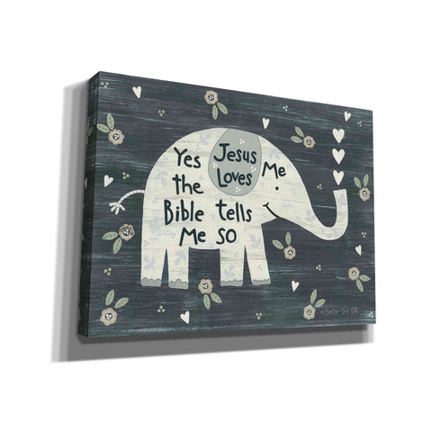 Image of 'Jesus Loves Me Elephant' by Annie LaPoint, Canvas Wall Art