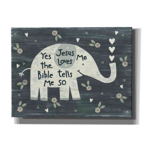 Image of 'Jesus Loves Me Elephant' by Annie LaPoint, Canvas Wall Art