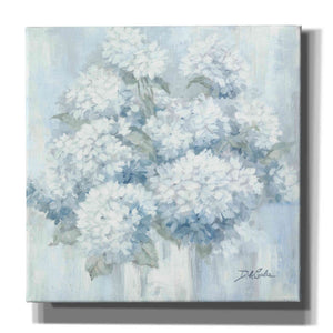 'White Hydrangeas' by Debi Coiules, Canvas Wall Art