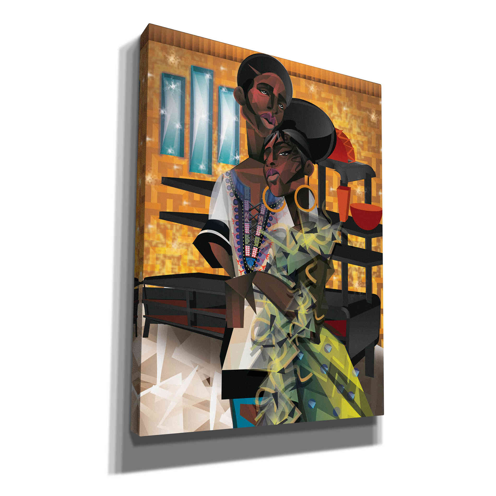 'Do You Love What You Feel' by Jaleel Campbell, Canvas Wall Art