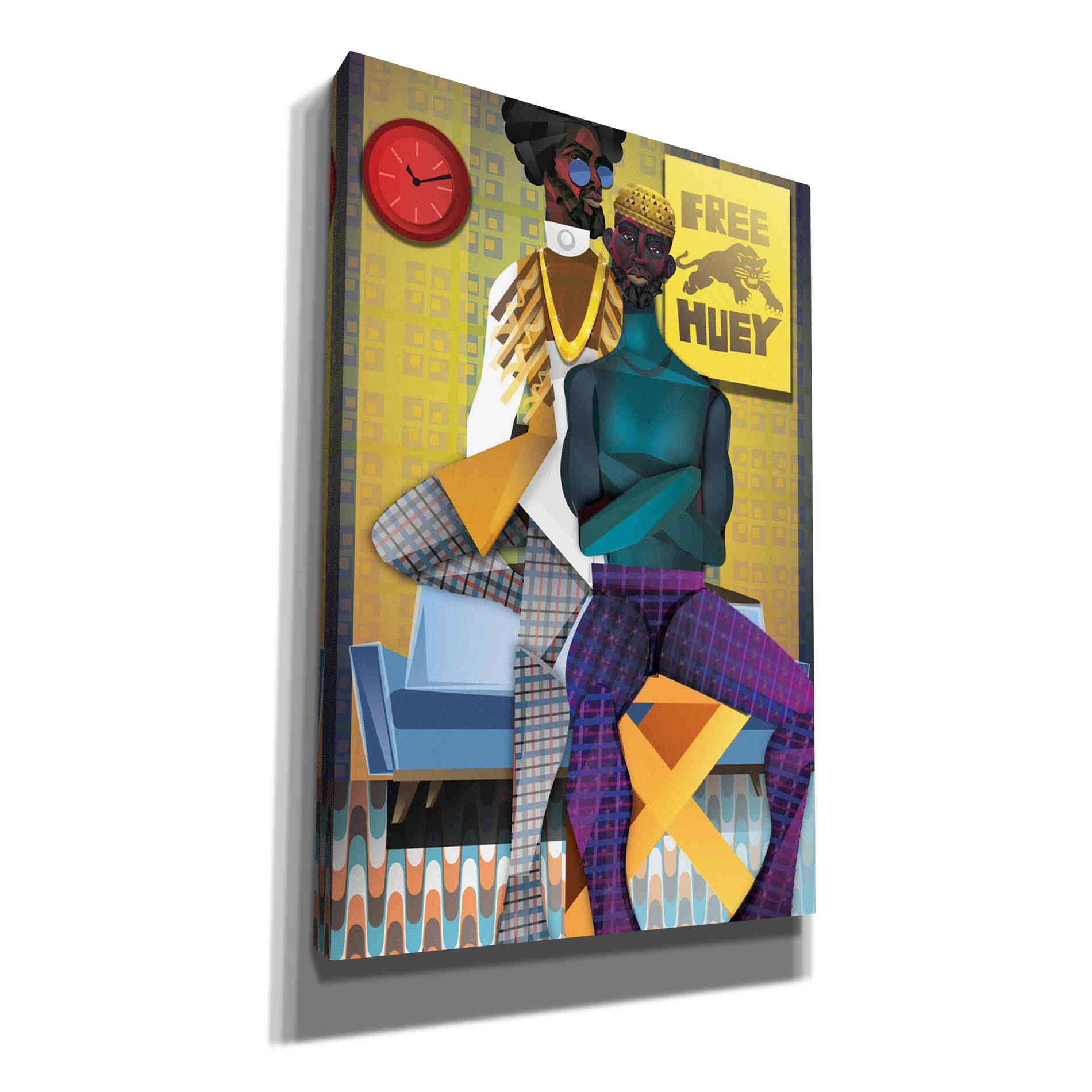 'Right On!' by Jaleel Campbell, Canvas Wall Art