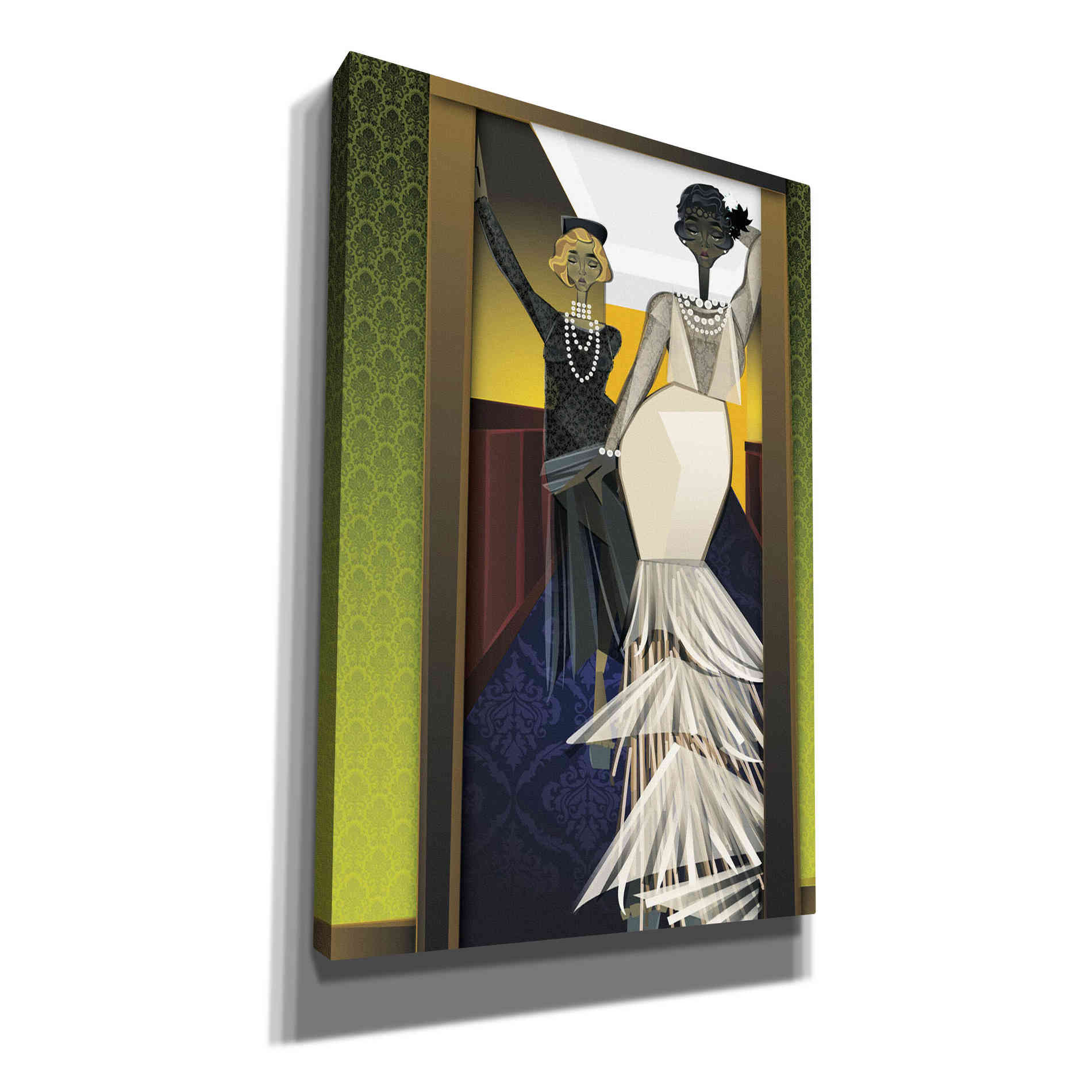 'The Girls' by Jaleel Campbell, Canvas Wall Art