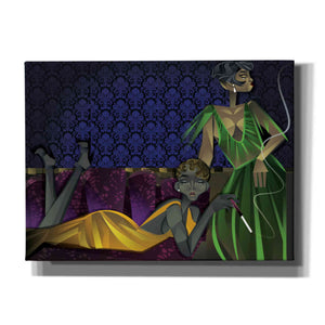 'Two Women' by Jaleel Campbell, Canvas Wall Art