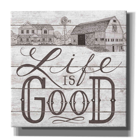 Image of 'Life is Good' by Deb Strain, Canvas Wall Art