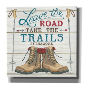 'Leave the Road' by Deb Strain, Canvas Wall Art