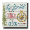 'Compass Not a Clock' by Deb Strain, Canvas Wall Art