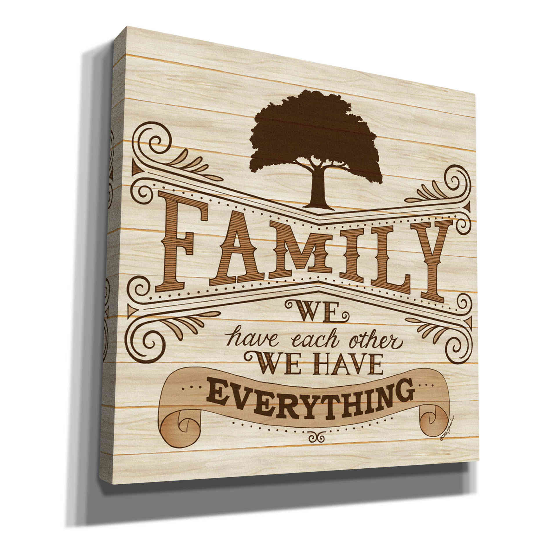 'Family' by Deb Strain, Canvas Wall Art