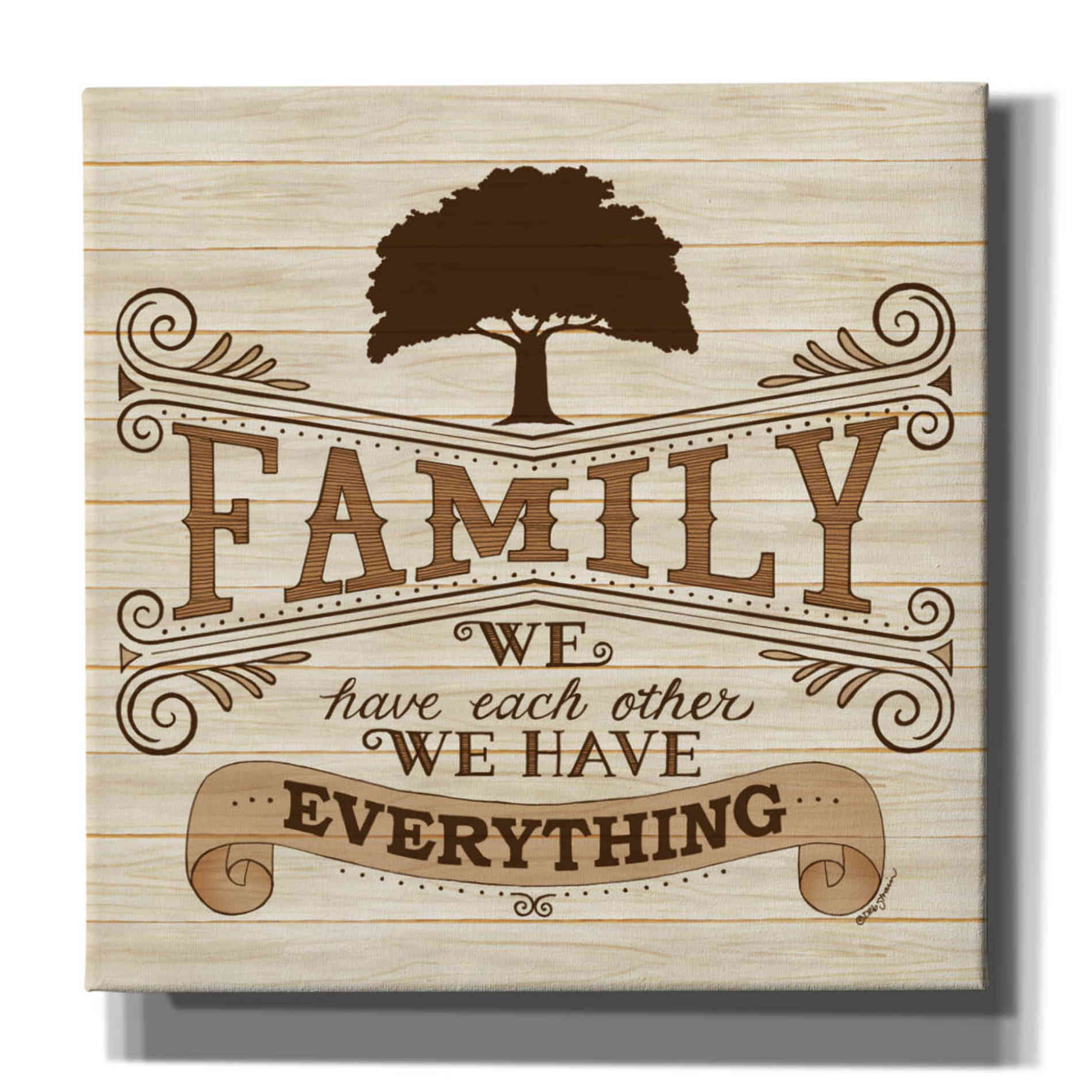 'Family' by Deb Strain, Canvas Wall Art