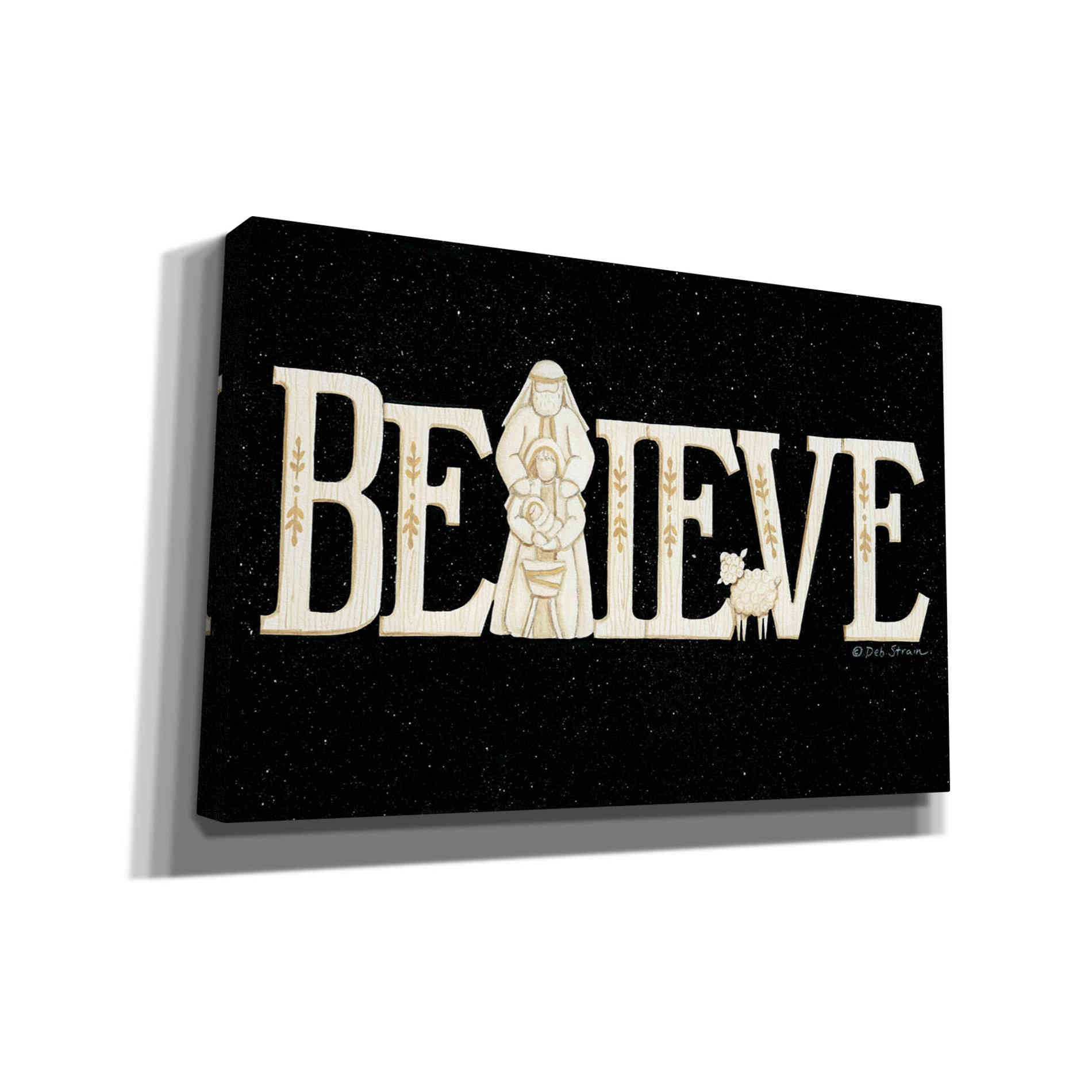 'Believe' by Deb Strain, Canvas Wall Art