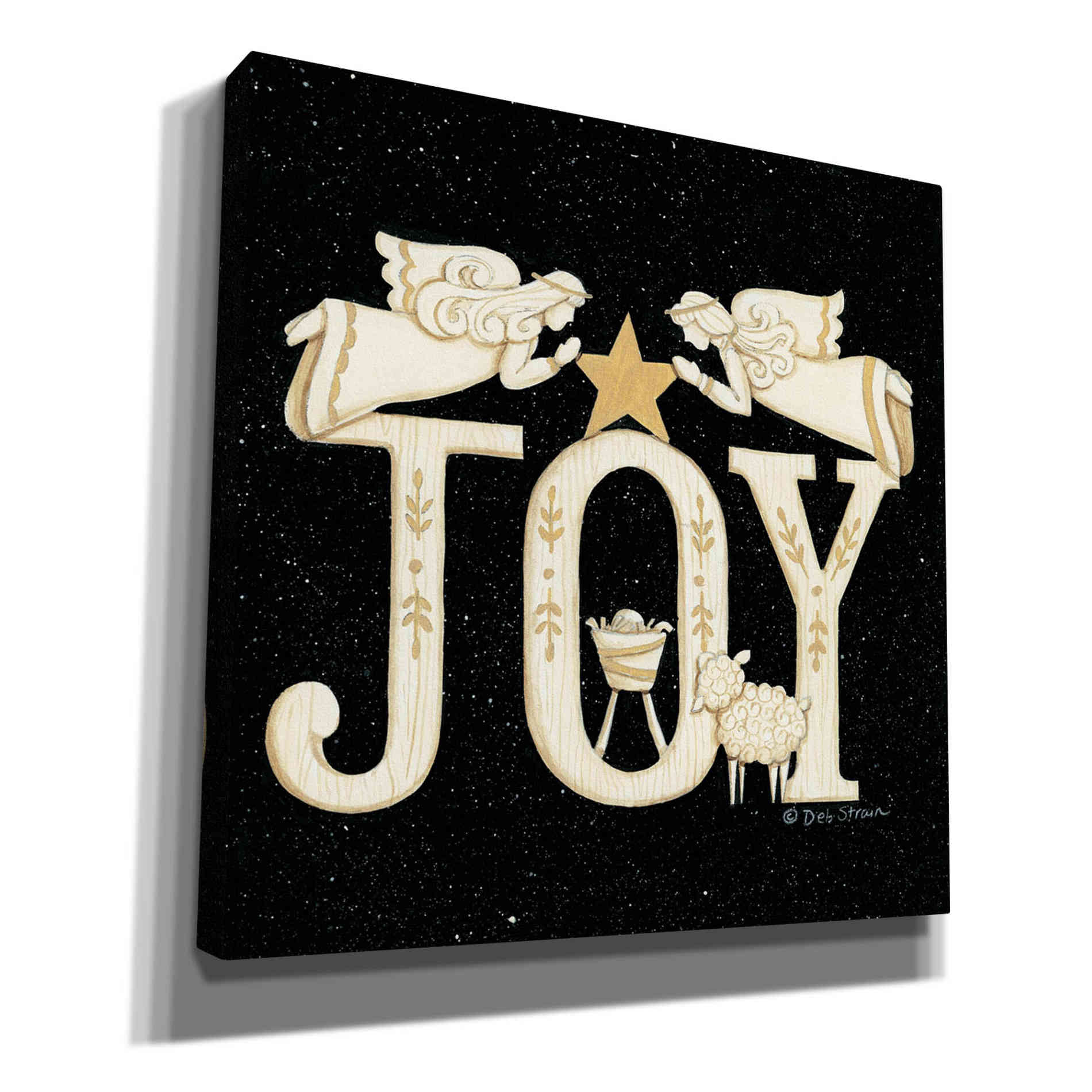 'Joy Angels' by Deb Strain, Canvas Wall Art
