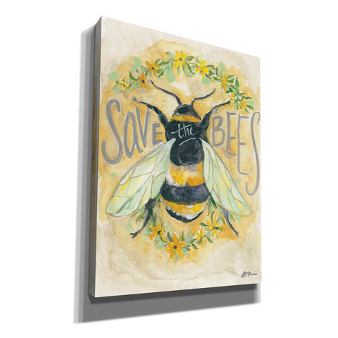 Image of 'Save the Bees' by Jessica Mingo, Canvas Wall Art