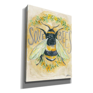 'Save the Bees' by Jessica Mingo, Canvas Wall Art