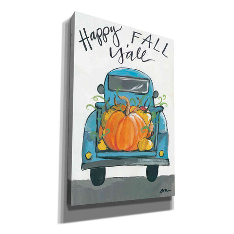 Image of 'Happy Fall Y'all Truck' by Jessica Mingo, Canvas Wall Art