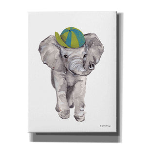 'Baby Elephant' by Jessica Mingo, Canvas Wall Art