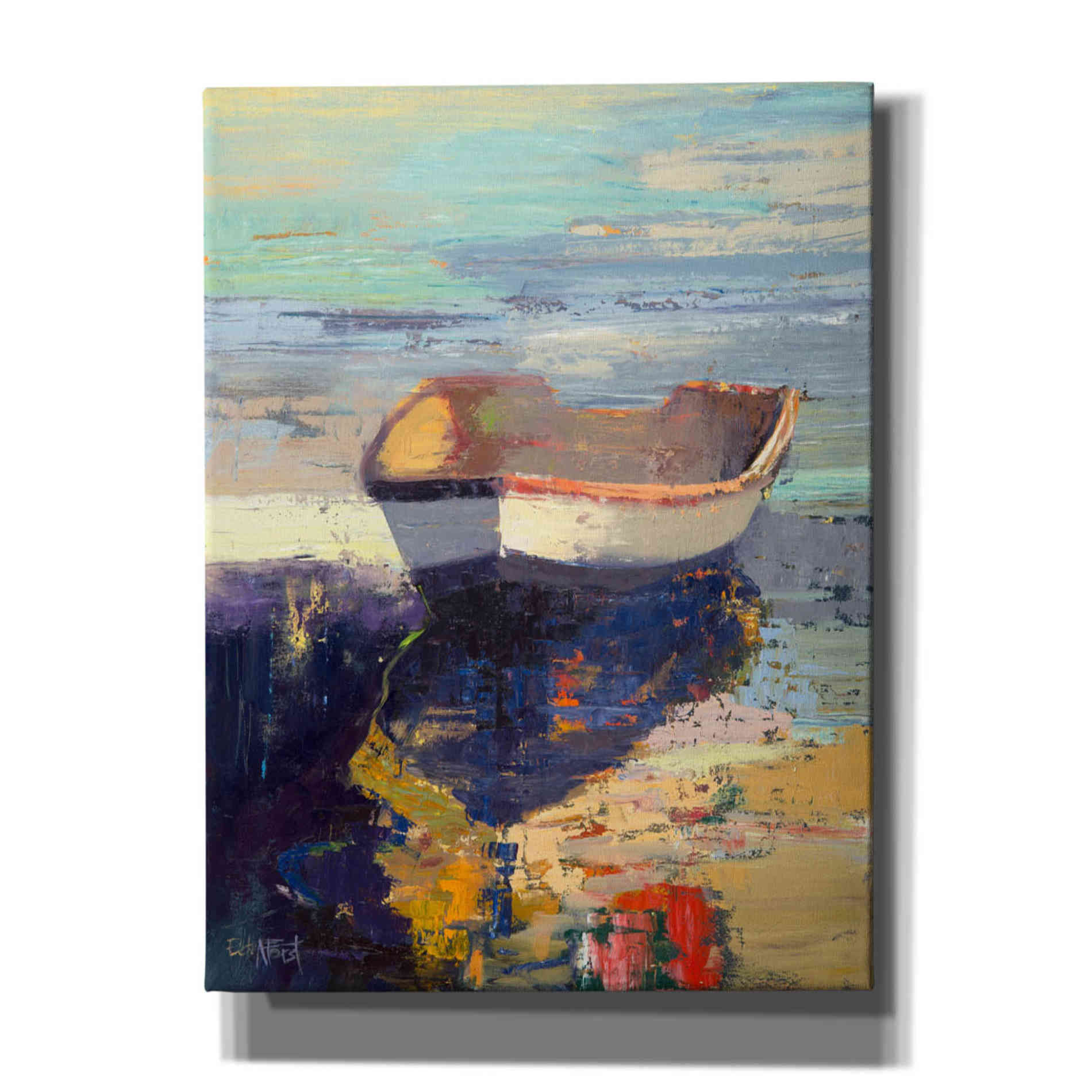 'Blueglow' by Beth Forst, Canvas Wall Art