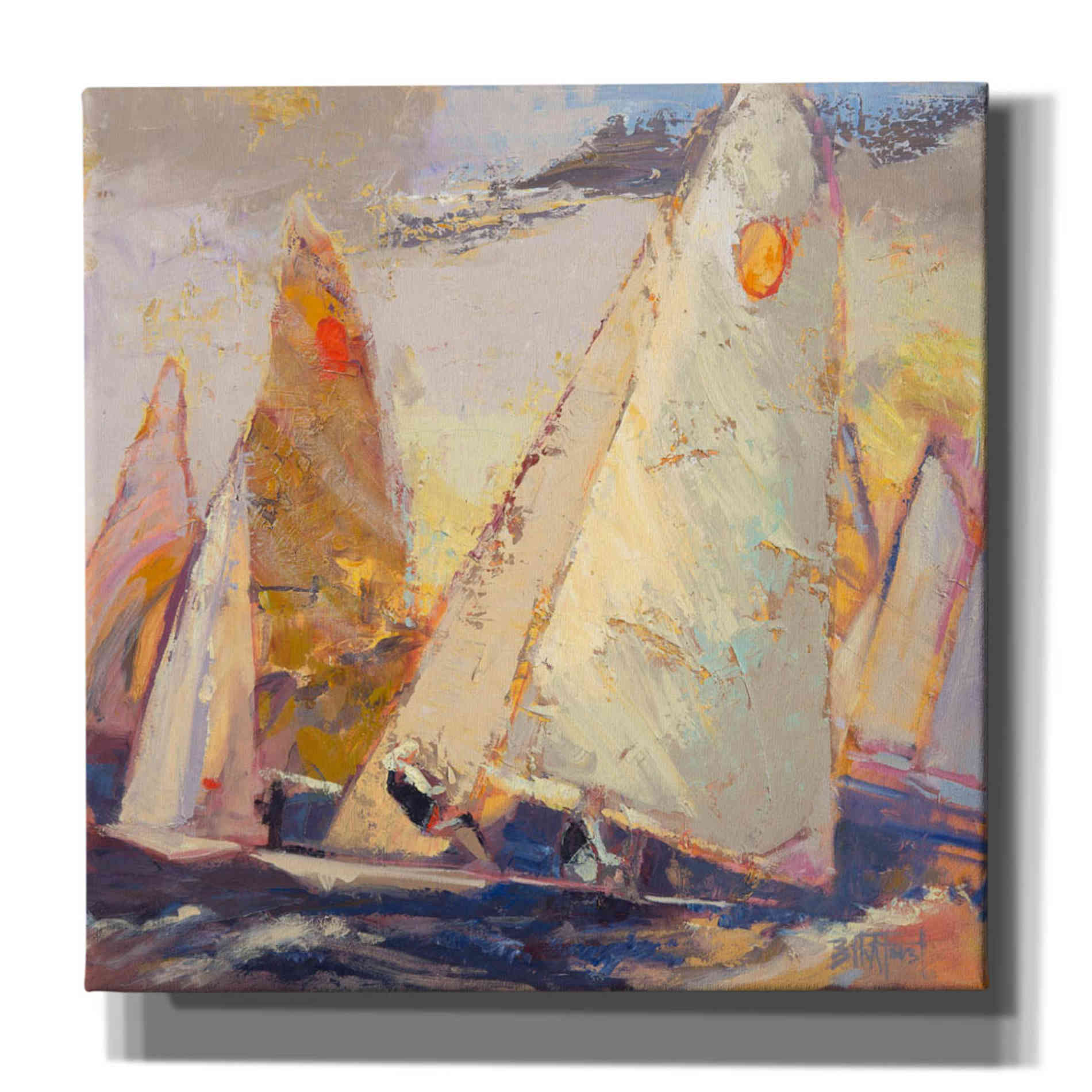 'Caramel Wind' by Beth Forst, Canvas Wall Art