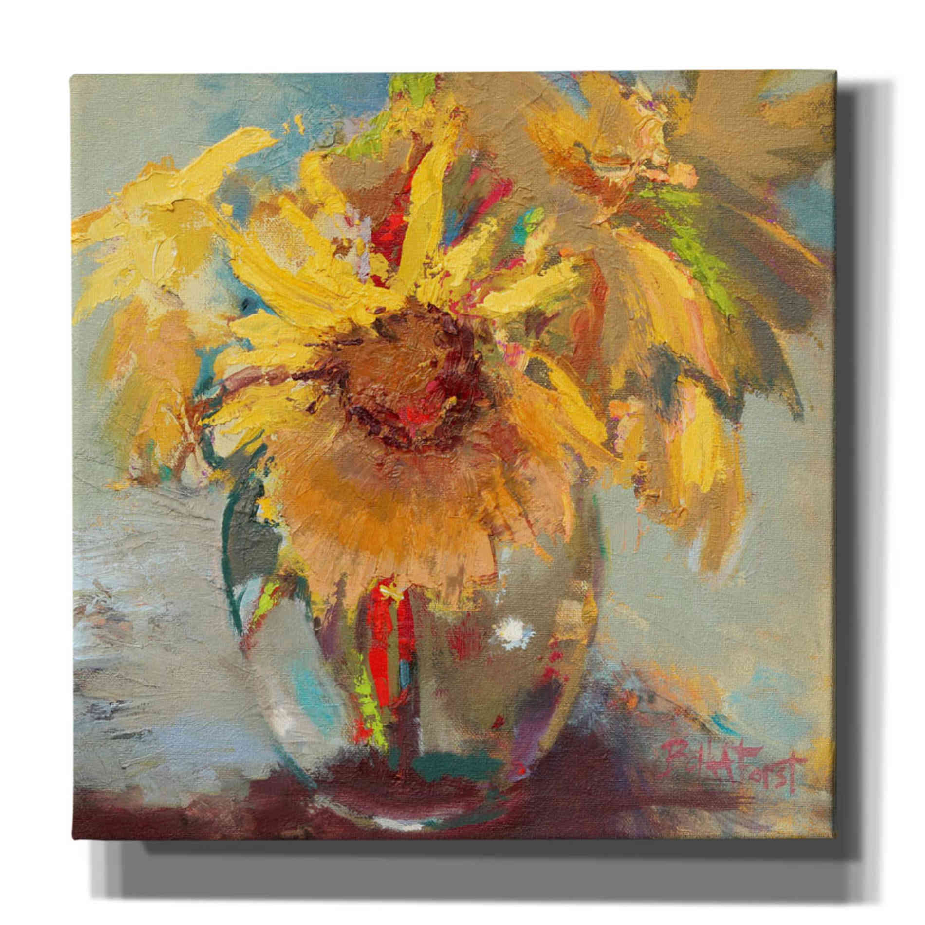 'Water Globe Blossoms' by Beth Forst, Canvas Wall Art