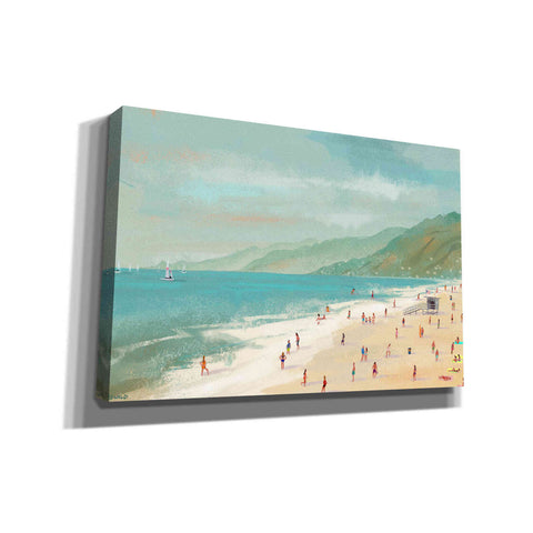 Image of 'Santa Monica Beach' by Pete Oswald, Canvas Wall Art