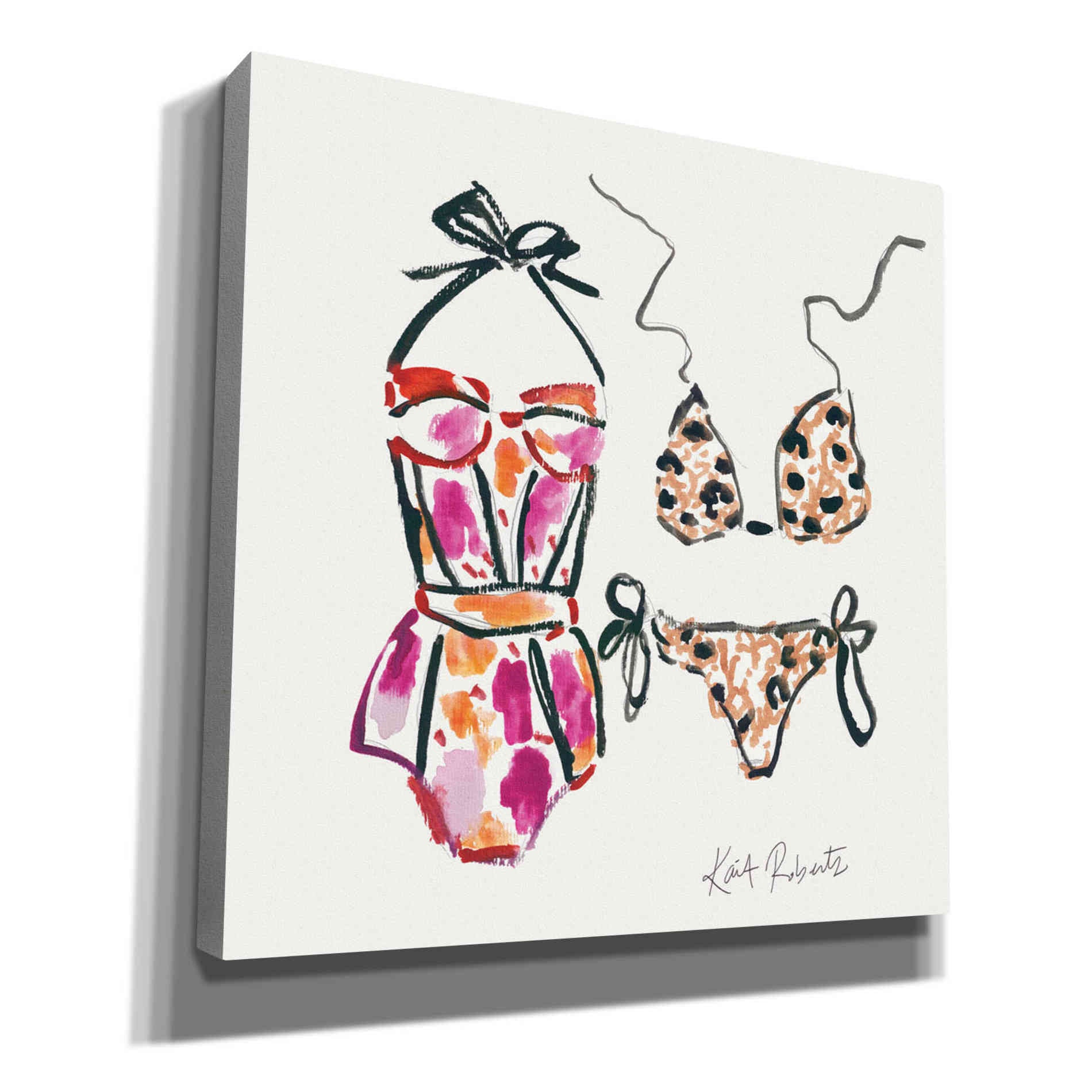 'Vacation Ready' by Kait Roberts, Canvas Wall Art