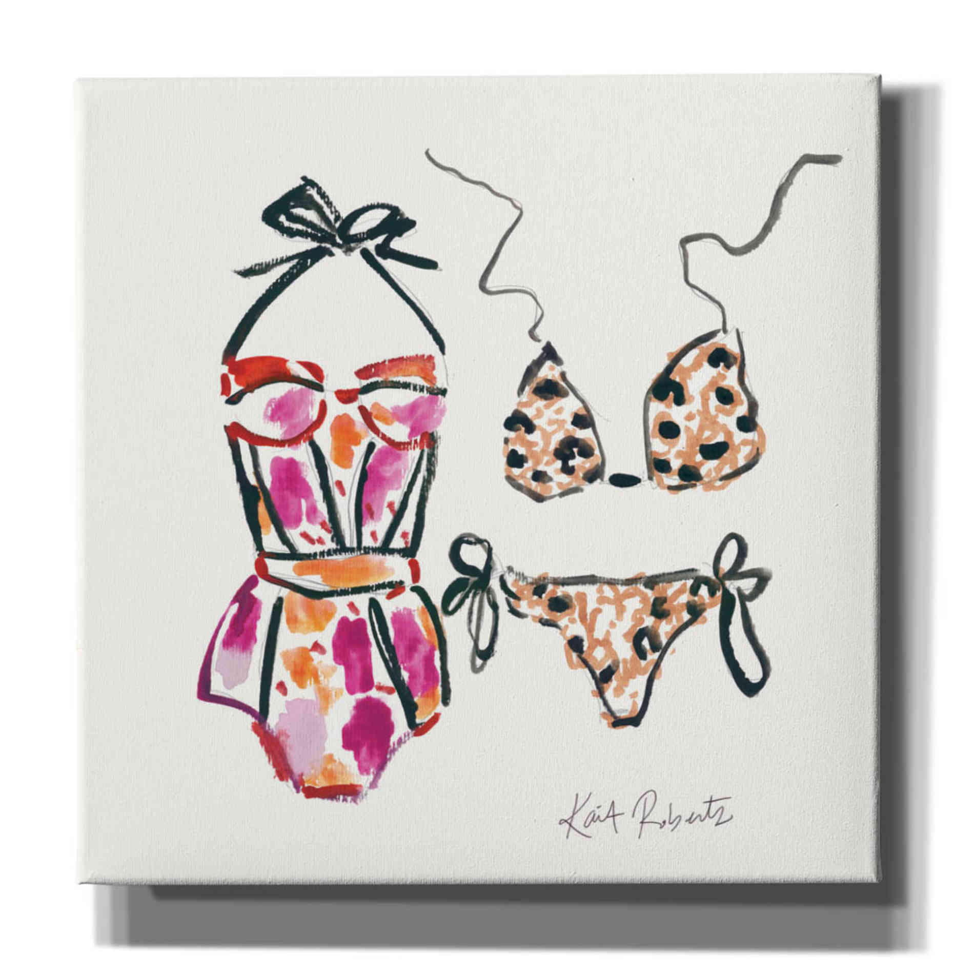 'Vacation Ready' by Kait Roberts, Canvas Wall Art