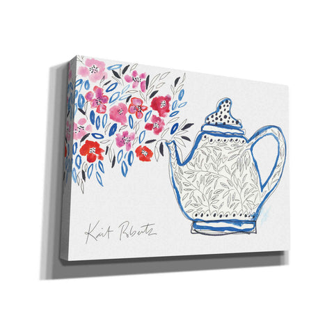 Image of 'Granny's Tea Pot' by Kait Roberts, Canvas Wall Art