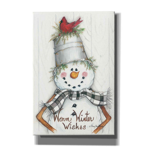Image of 'Country Snowman' by Mary Ann June, Canvas Wall Art