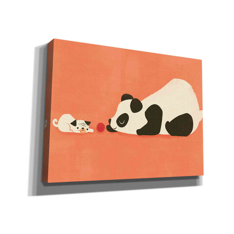 Image of 'The Pug and the Panda' by Jay Fleck, Canvas Wall Art