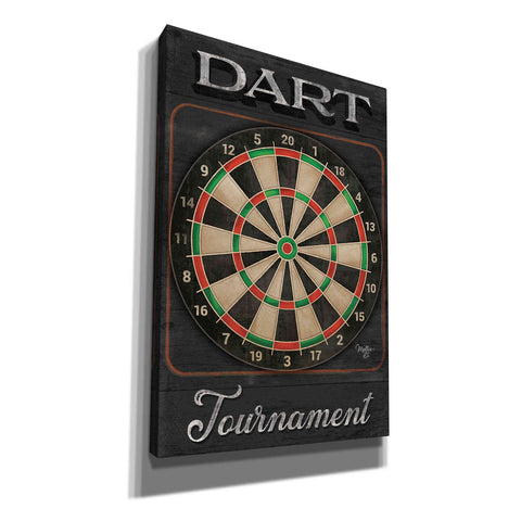 Image of 'Dart Tournament' by Mollie B, Canvas Wall Art